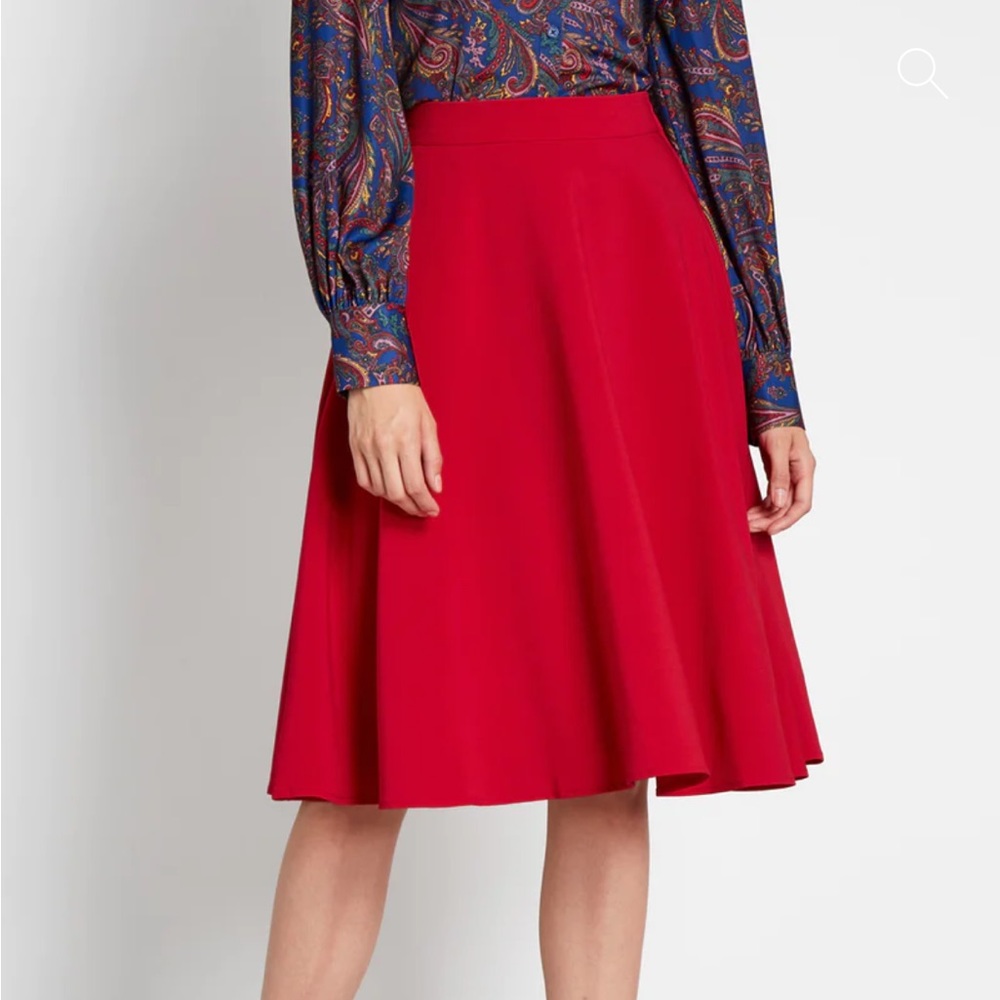 ModCloth Just This Sway A-Line Skirt